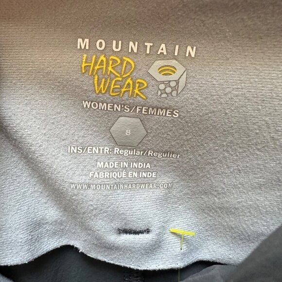 Mountain Hardware Convertible Outdoor Hiking Pants Dark Gray Women's Size 8‎ - Picture 7 of 7